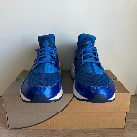 Nike Air Huarache ‘Metallic Blue/White’ Sneakers - W 12- M 10.5 main image 8